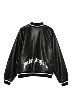 giubbotto in poliestere nero PALM ANGELS KIDS | PBEK001F25FAB0011003